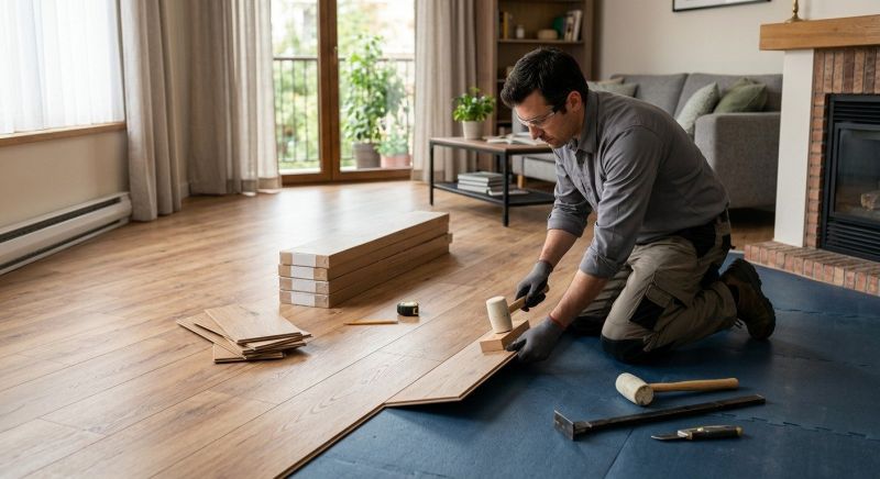 Laminate Floor Installation in Lapel, IN