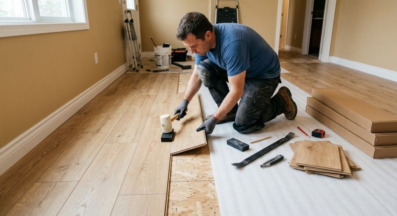 Laminate Floor Installation in Mc Cordsville, IN