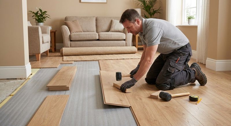 Laminate Floor Installation in New Palestine, IN