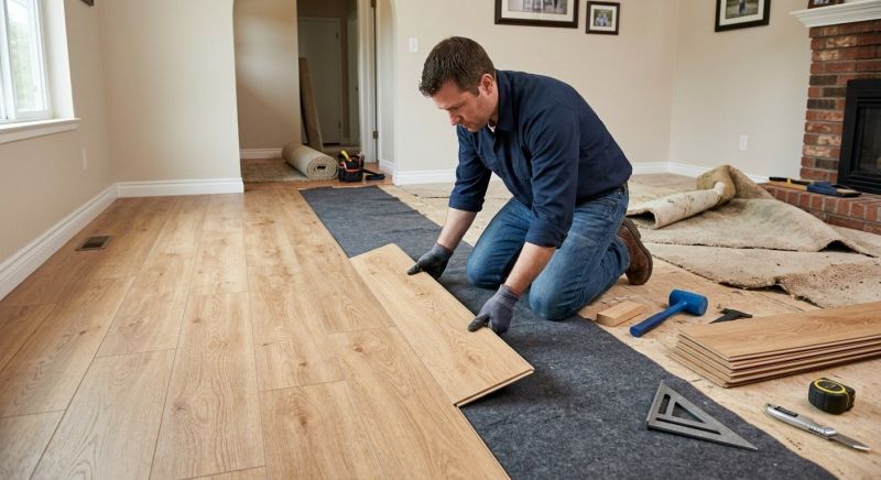 Laminate Floor Remodeling in Pendleton, IN