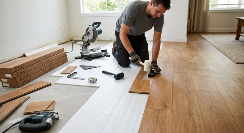 Laminate Floor Replacement in Fortville, IN