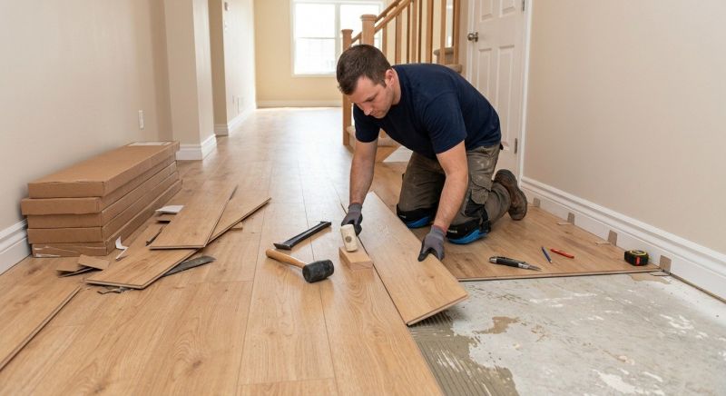 Laminate Floor Replacement in Hamilton County, IN
