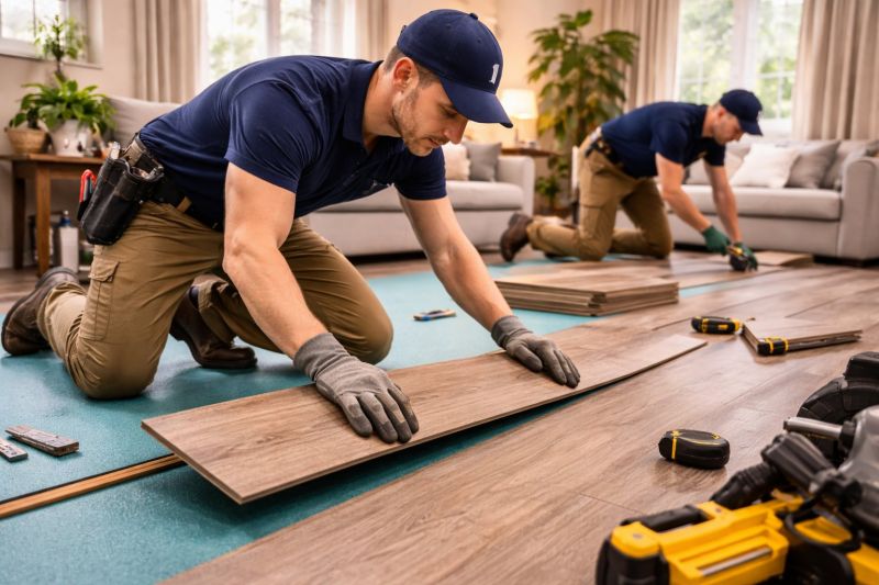 Laminate Floor Replacement in Madison County, IN