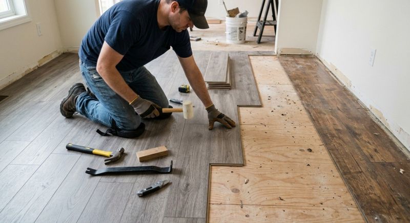 Laminate Floor Replacement in Yorktown, IN