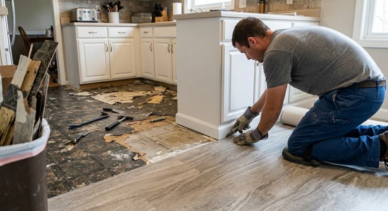 Linoleum Floor Installation in Fortville, IN