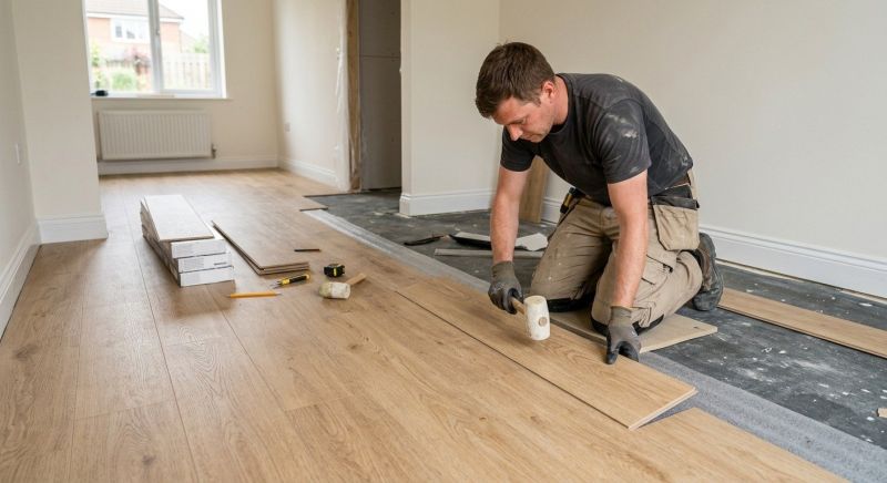 Linoleum Floor Installation in Spiceland, IN