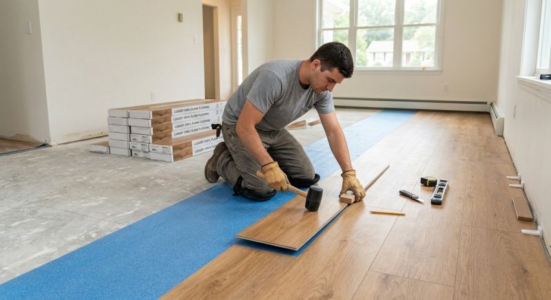 Lvt Flooring Installation in Pendleton, IN