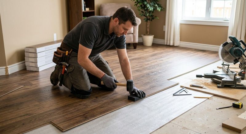 Plank Laminate Installation in Pendleton, IN