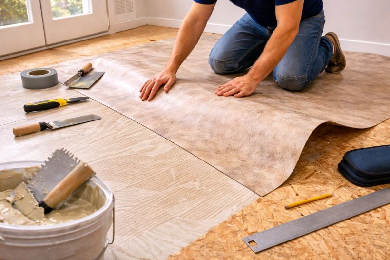 Sheet Vinyl Installation in Cicero, IN