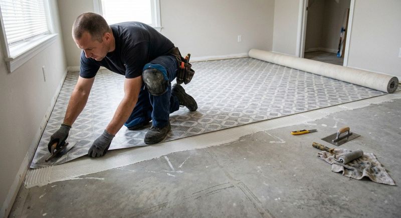 Sheet Vinyl Installation in Madison County, IN