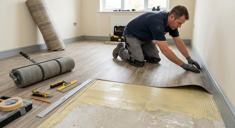 Sheet Vinyl Installation in New Palestine, IN