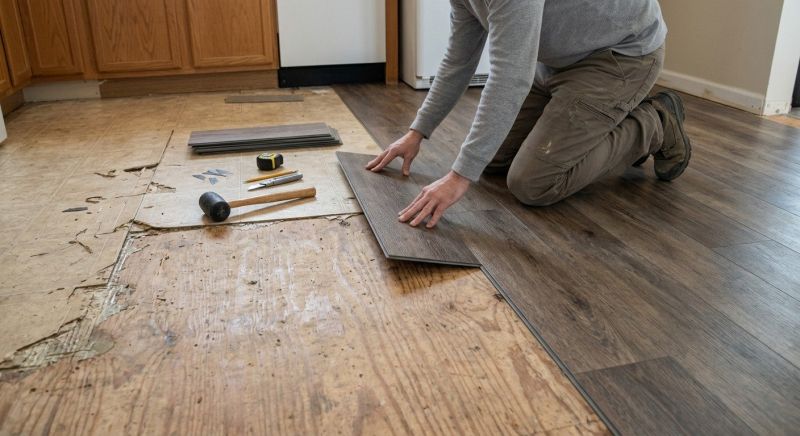 Vinyl Floor Replacement in Pendleton, IN