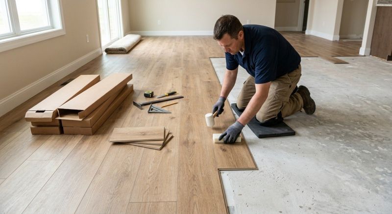 Vinyl Flooring Installation in Anderson, IN